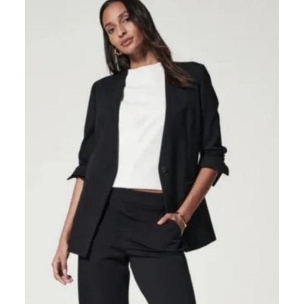 Spanx The Perfect Collarless Blazer Black Large